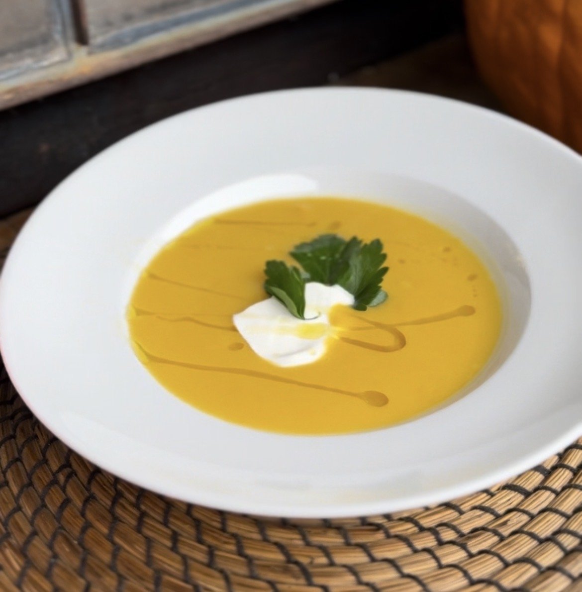 Dýňová polévka z kapřího vývaru